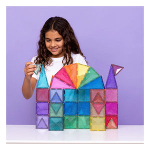 Connetix - Glitter Castle Set | Pastell
