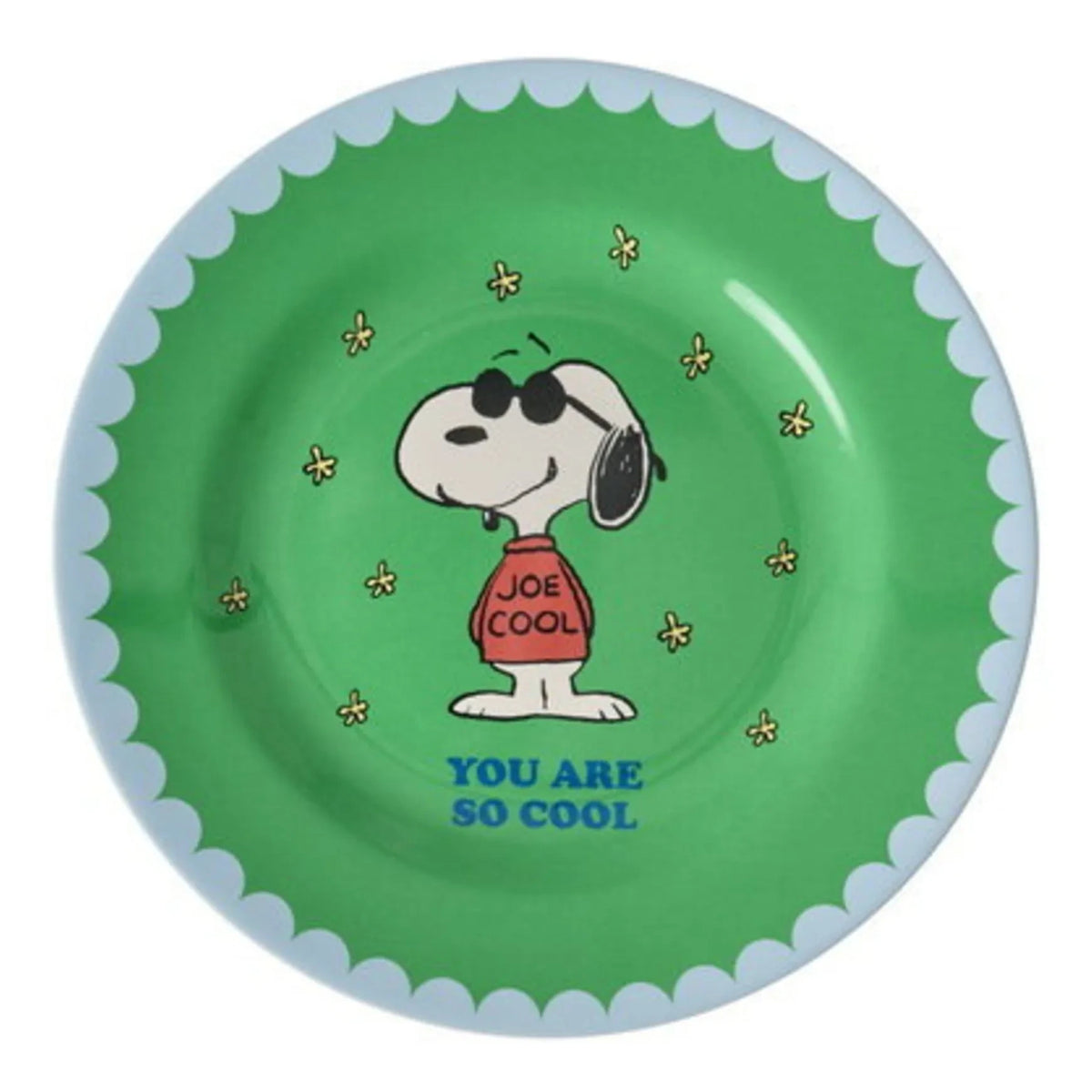 Rice - You Are So Cool Melaminteller - Rice x Snoopy | Grün