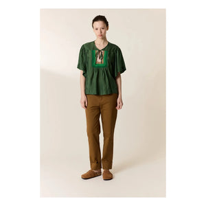 Leon & Harper - Cocto Strickbluse | Grün