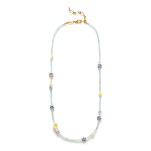 Anni Lu - Bluebell Bloom Halskette | Blau