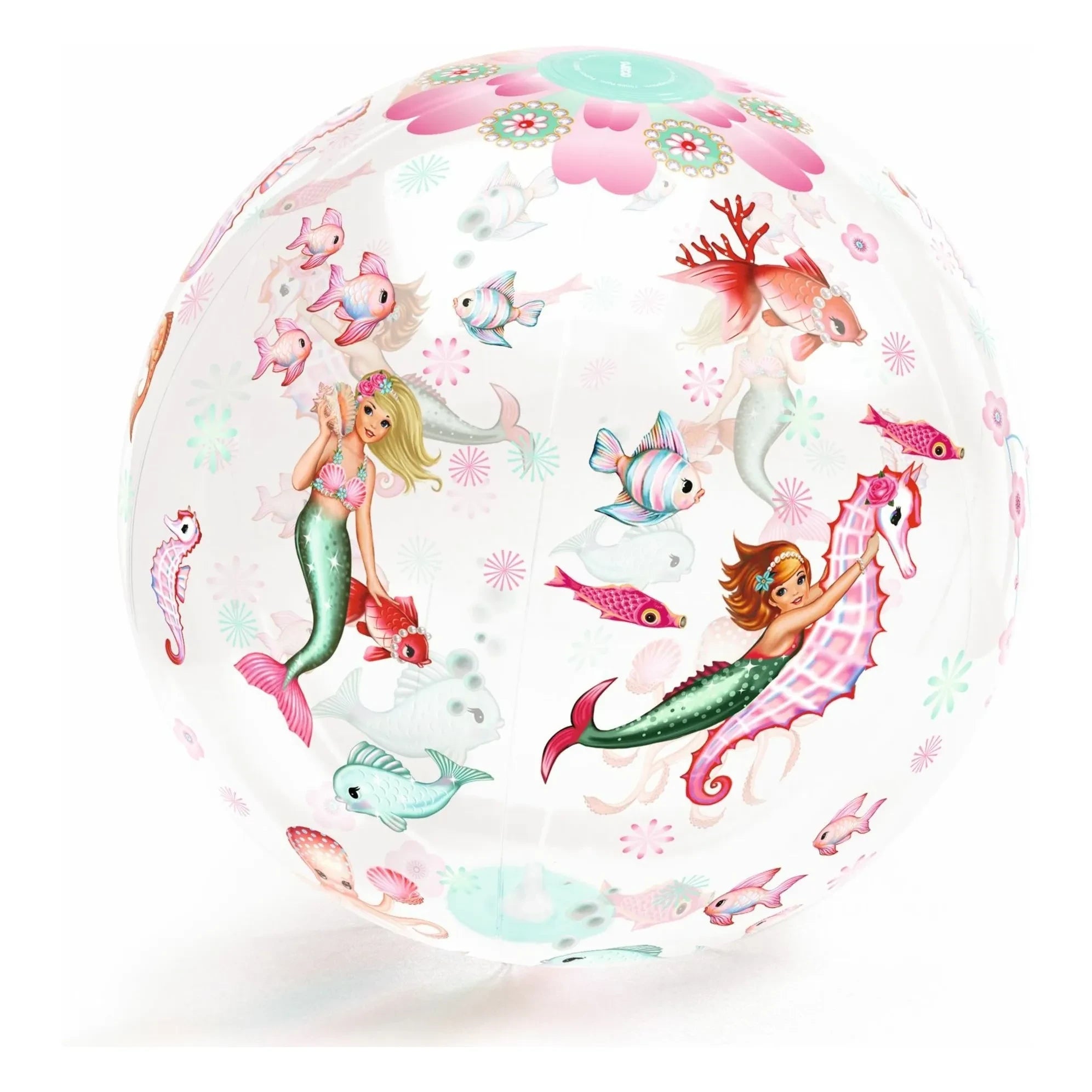Djeco - Meerjungfrau aufblasbarer Ballon | Rosa