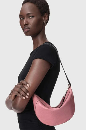 AllSaints kadın deri crossbody çanta