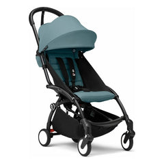 Stokke® - YOYO³ 6+ Kinderwagen schwarzer Rahmen | Aqua