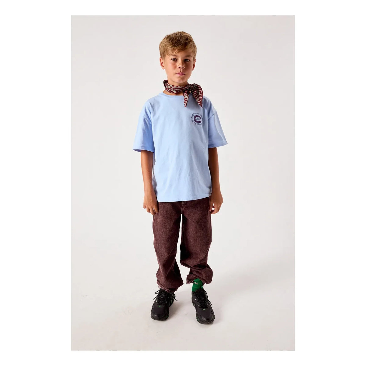 American Vintage - Fizvalley Ready Steady T-Shirt | Hellblau