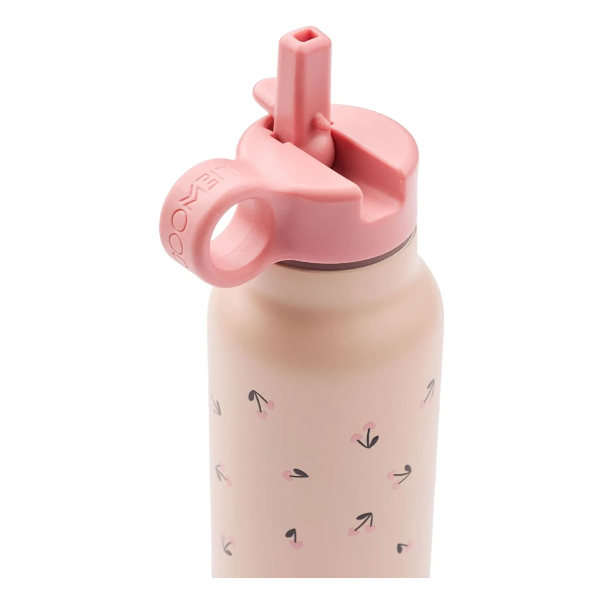 Liewood - Falk Su Şişesi - 350 ml | Mini Cherry heart/ Rosey