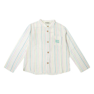 Tocoto Vintage - Baby gestreiftes Hemd | Weiß