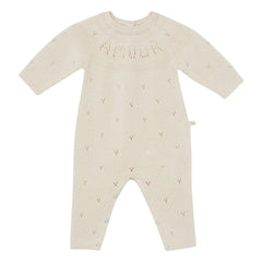 Bonton - Lalaland Merino-Woll-Strampler | Ecru