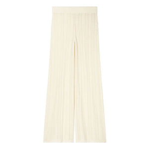 Bompard - Pointelle Kaschmir- und Seidenhose | Natur