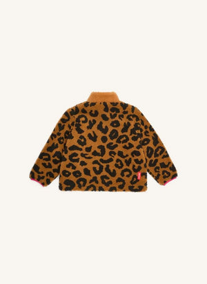 Hallo Hossy - Leoparden-Fleecejacke | Braun