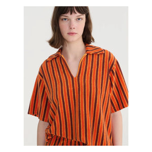 Bobo Choses - Frottee-Baumwollhemd | Camel