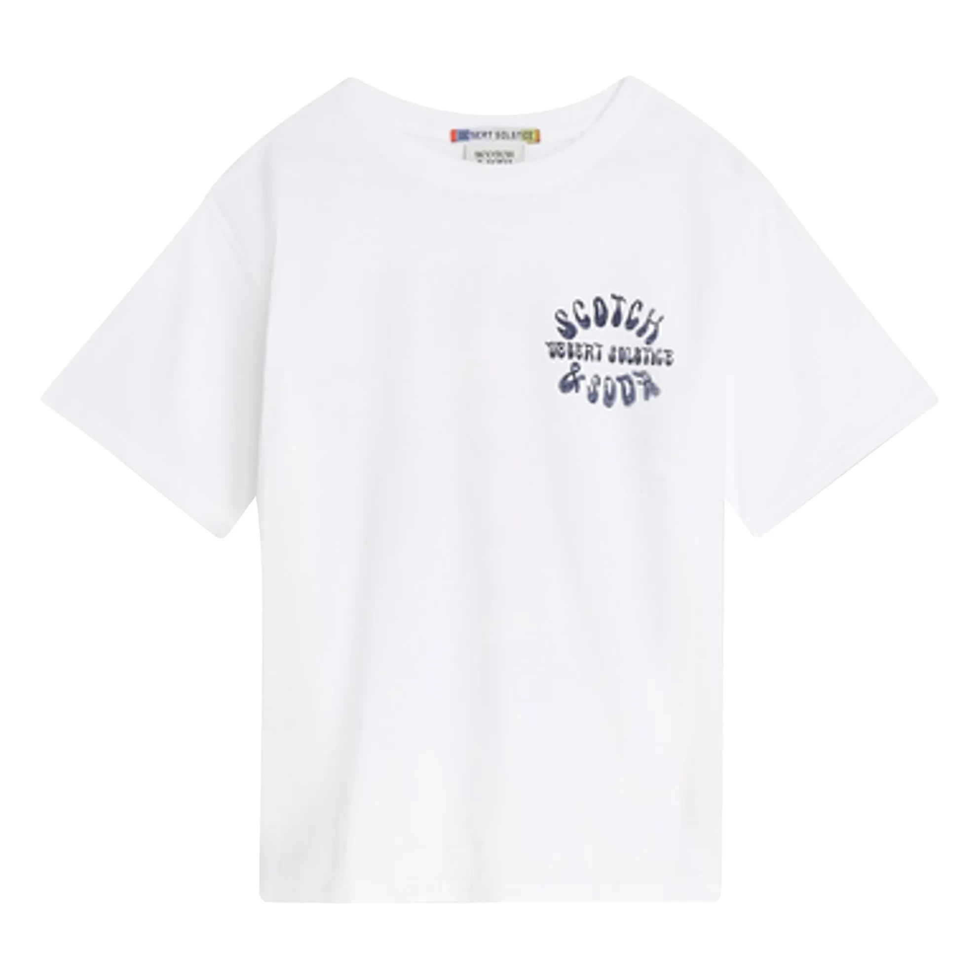Scotch & Soda - T-Shirt Druck Logo | Weiß