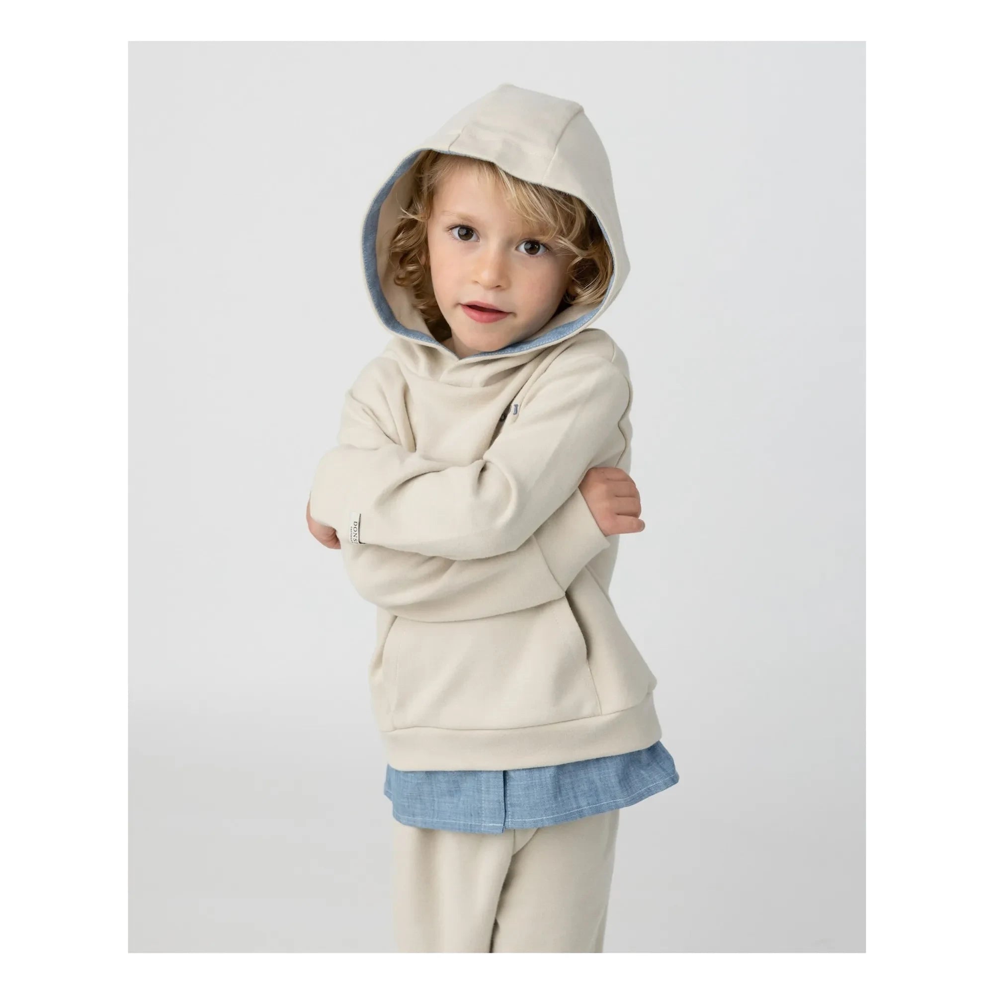 Donsje - Lirian Kapuzenpullover aus Bio-Baumwolle | Ecru