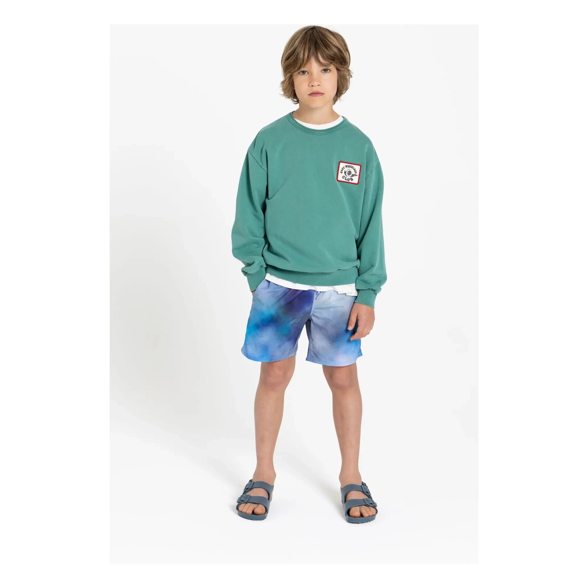 Hundred Pieces - Badeshorts Wave | Hellblau