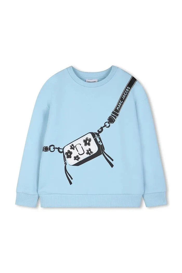 Marc Jacobs çocuk pamuklu sweatshirt
