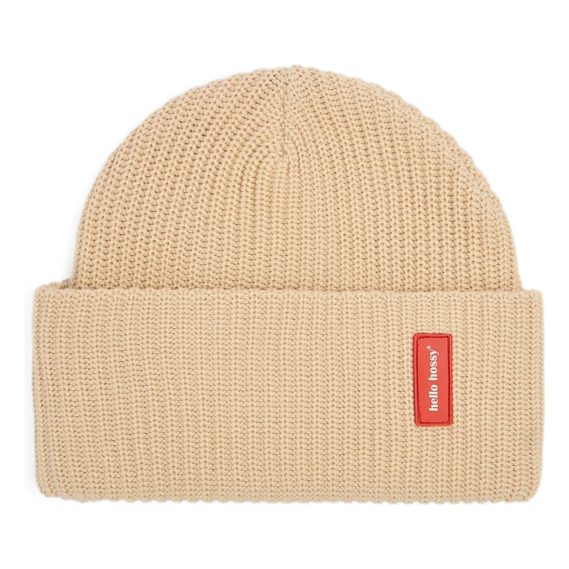 Hello Hossy – Flow Beanie aus Bio-Baumwolle | Beige