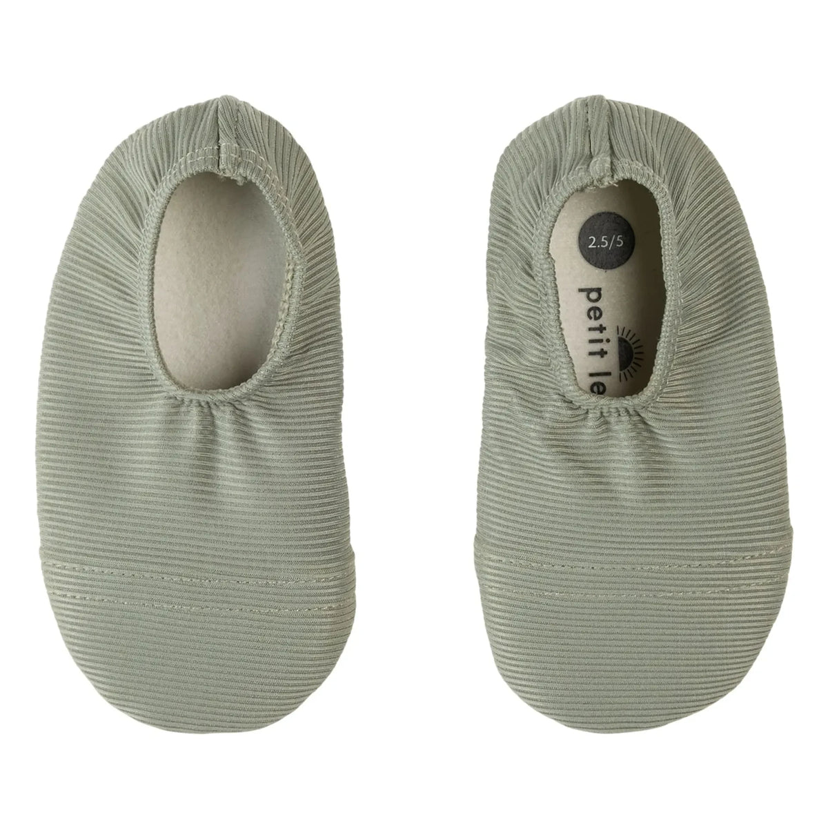 Petit Lem - Strukturierte Badeschuhe mit UV-Schutz aus recycelten Fasern | Grün