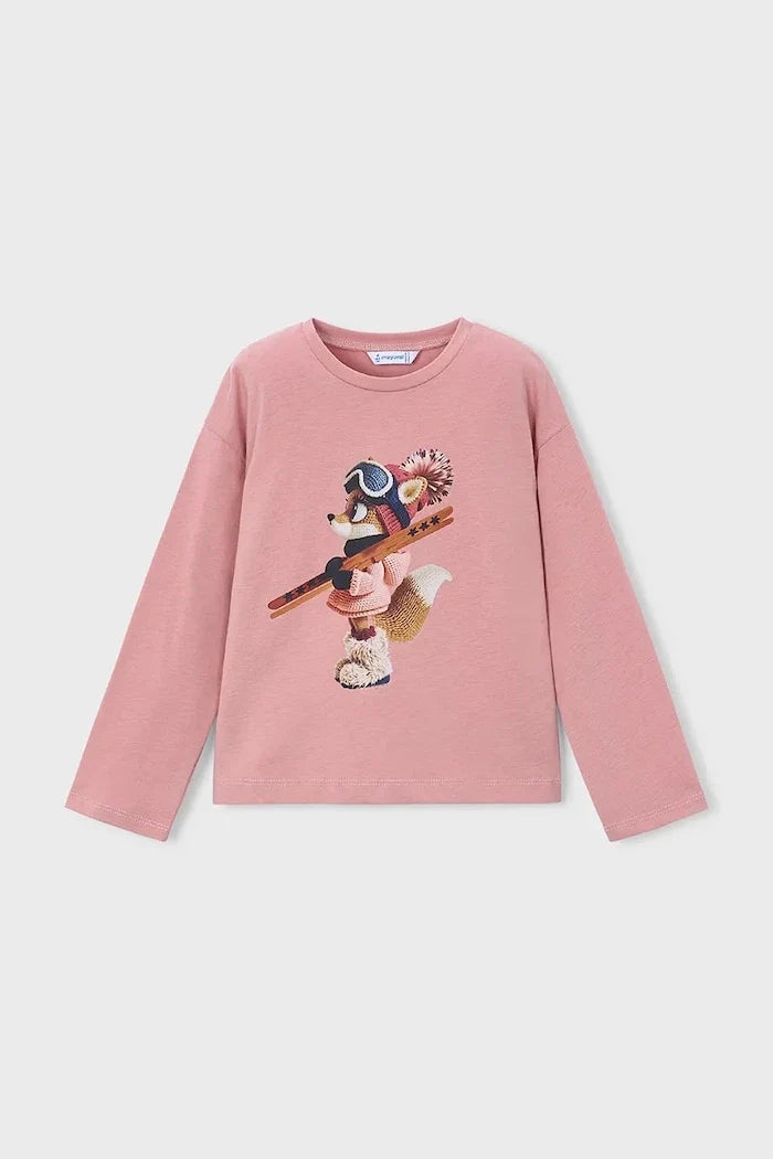 Mayoral Baumwoll-Langarmshirt für Kinder
