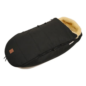 Kaiser - Premium Lammfellfußsack | Schwarz
