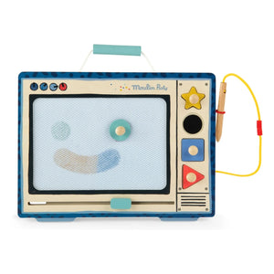 Moulin Roty - Puce & Pilou magnetische Tafel | Blau