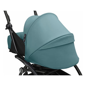 Stokke® - YOYO³ 0+ Kinderwagen für Neugeborene, schwarzes Gestell | Aqua