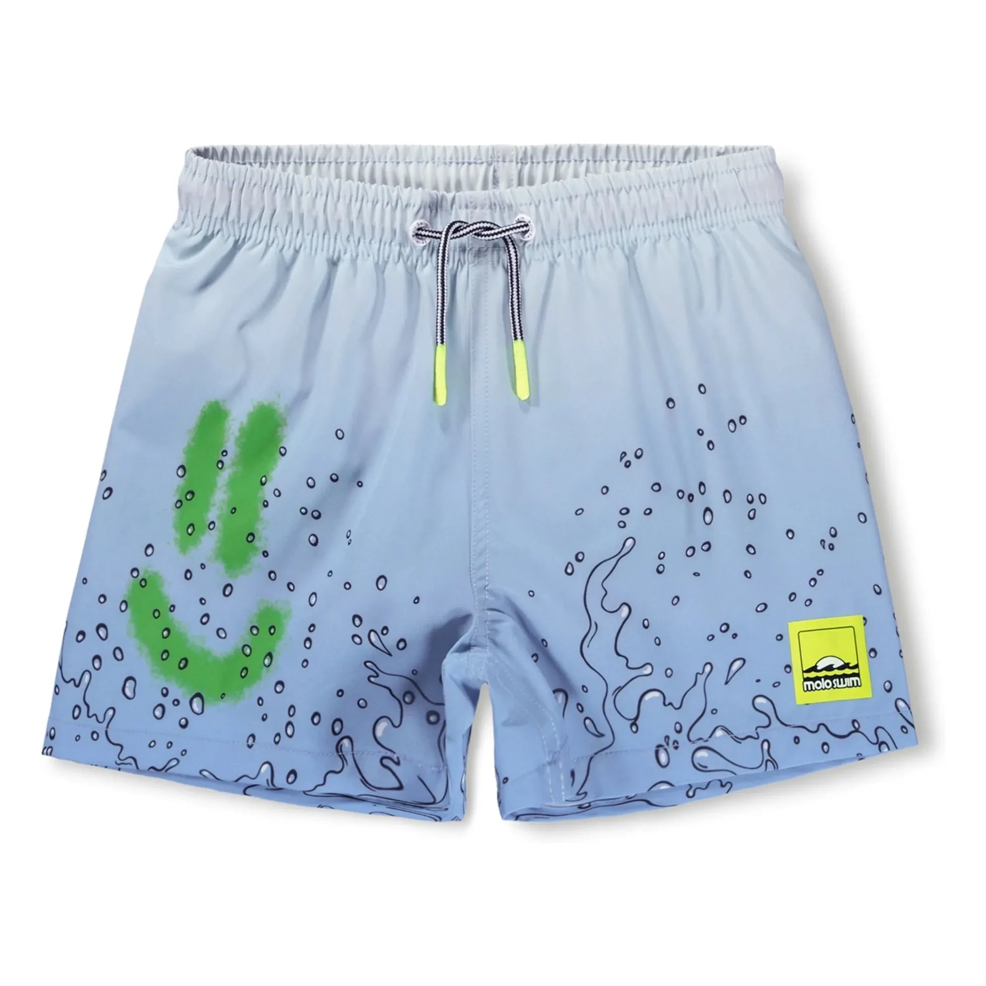 Molo - Niko Splash Badeshorts aus recycelter Faser | Hellblau