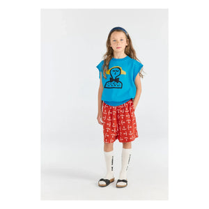 The Animals Observatory – Shorts aus Bio-Baumwolle mit Mole Anchor-Print | Rot