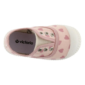 Victoria - Elastico Lona Hearts Sneakers | Staubrosa