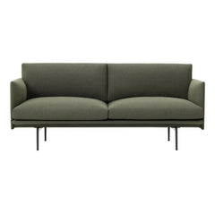Muuto - Outline 2-Sitzer Sofa | Grün