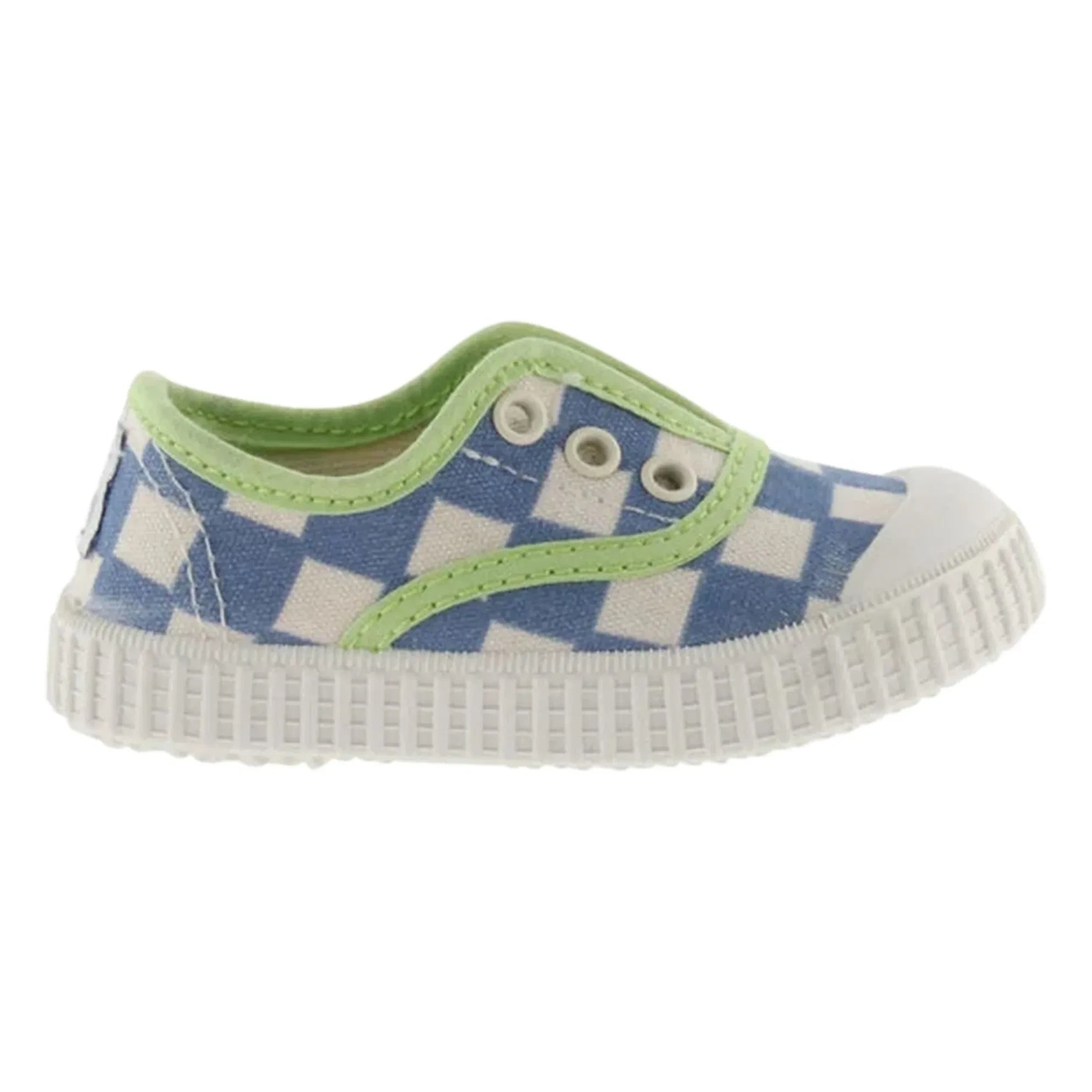 Victoria - Lona Karierte Sportschuhe | Blau