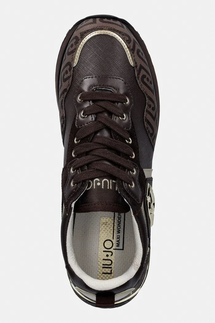 Liu Jo LIU JO MAXI WONDER 01 kadın deri sneaker