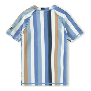 Molo - Noble SS Gestreiftes UV-Schutz T-Shirt Recycelte Fasern | Blau