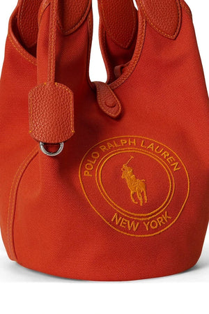 Polo Ralph Lauren pamuklu kadın tote çanta