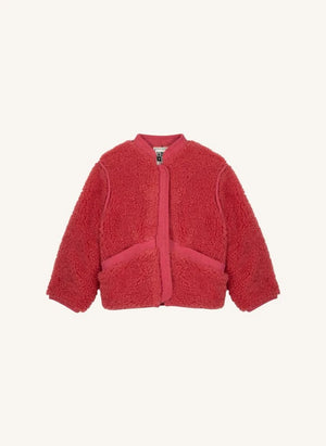 Bonton - Peppa Sherpa ceket | Framboise