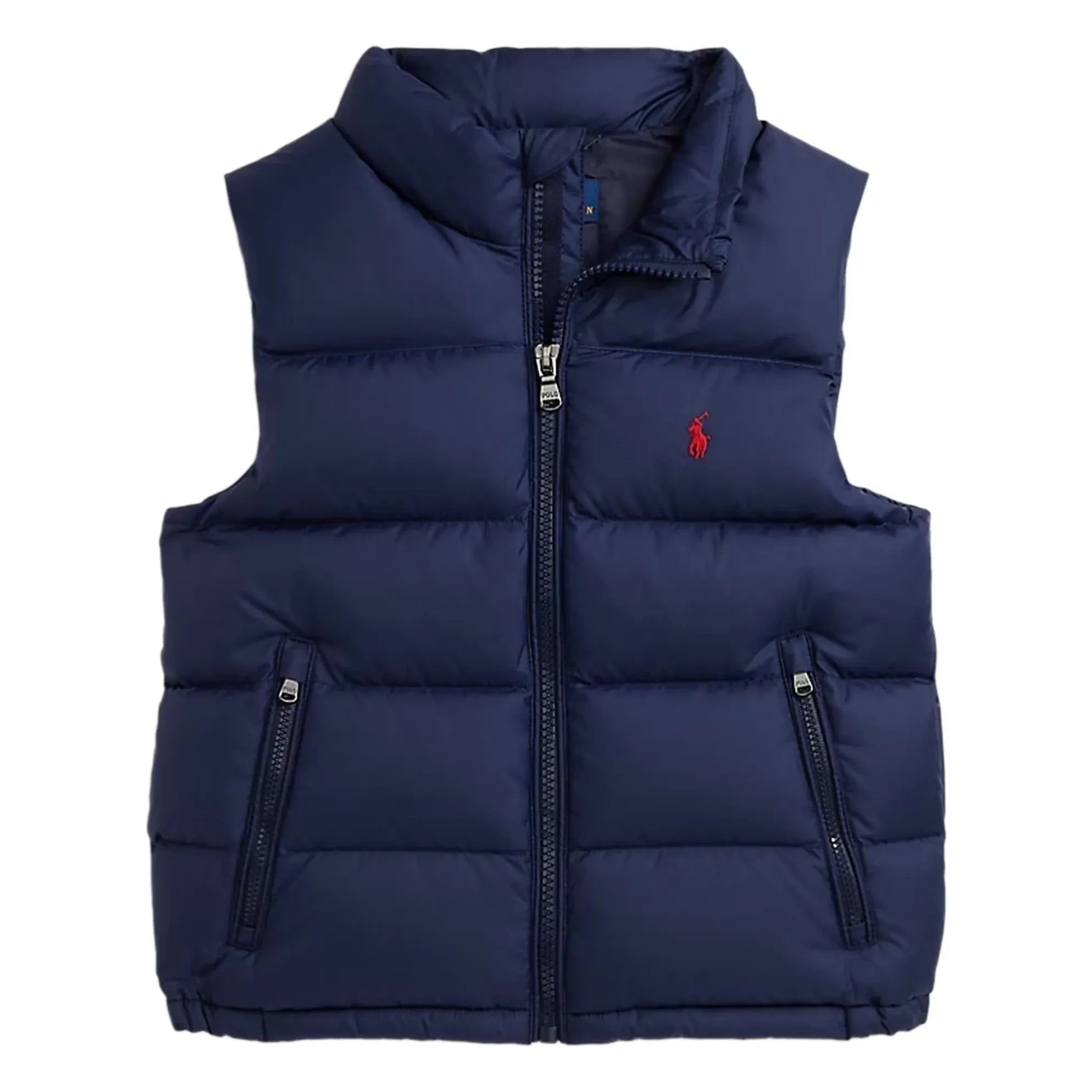 Ralph Lauren – Logoärmellose Steppweste aus recycelten Fasern | Marineblau