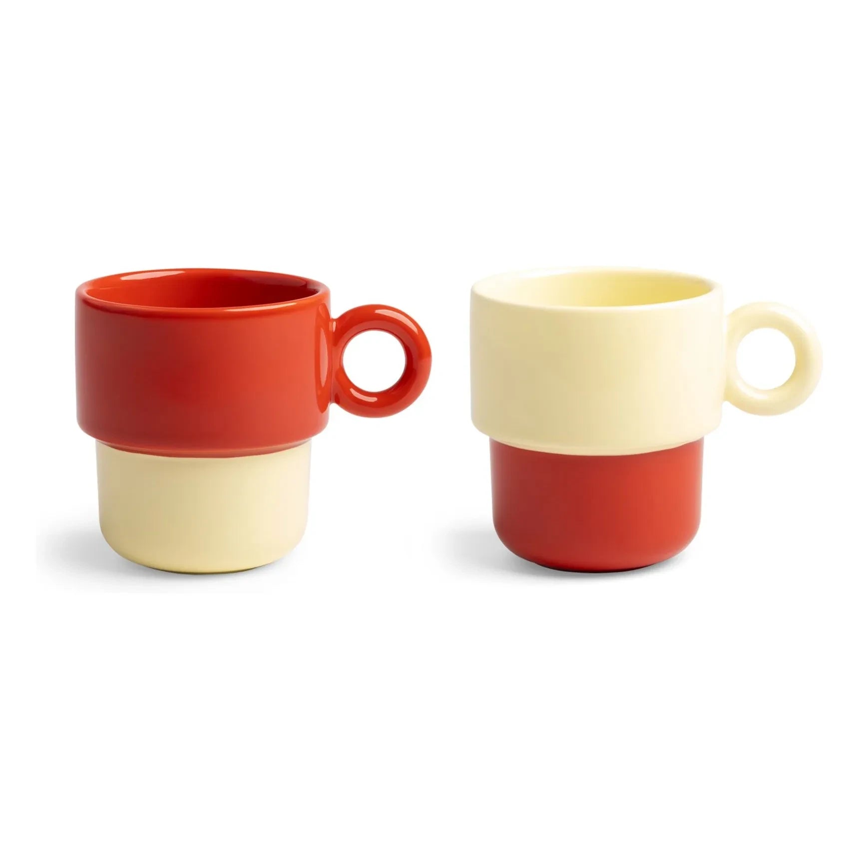 &Klevering - Chiquito Becher - 2er-Set | Ziegelrot