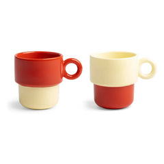 &Klevering - Chiquito Becher - 2er-Set | Ziegelrot