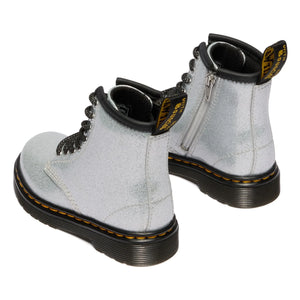 Dr. Martens – 1460 J Glitter Stiefel | Silber