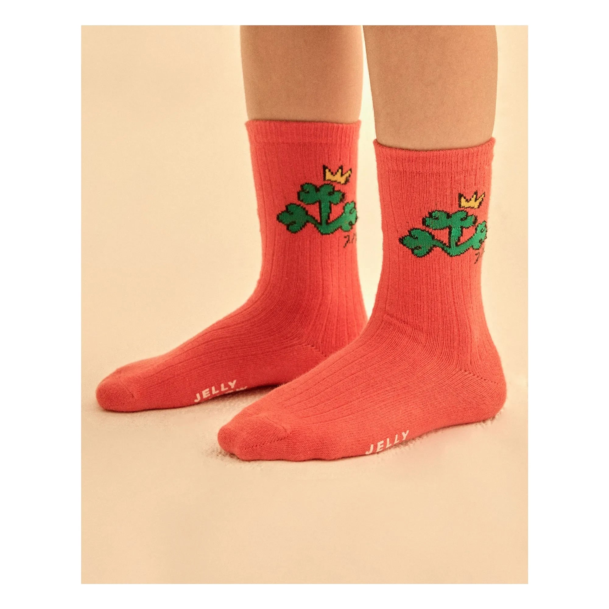Jelly Mallow - 2er Set Brokkoli Socken | Rot