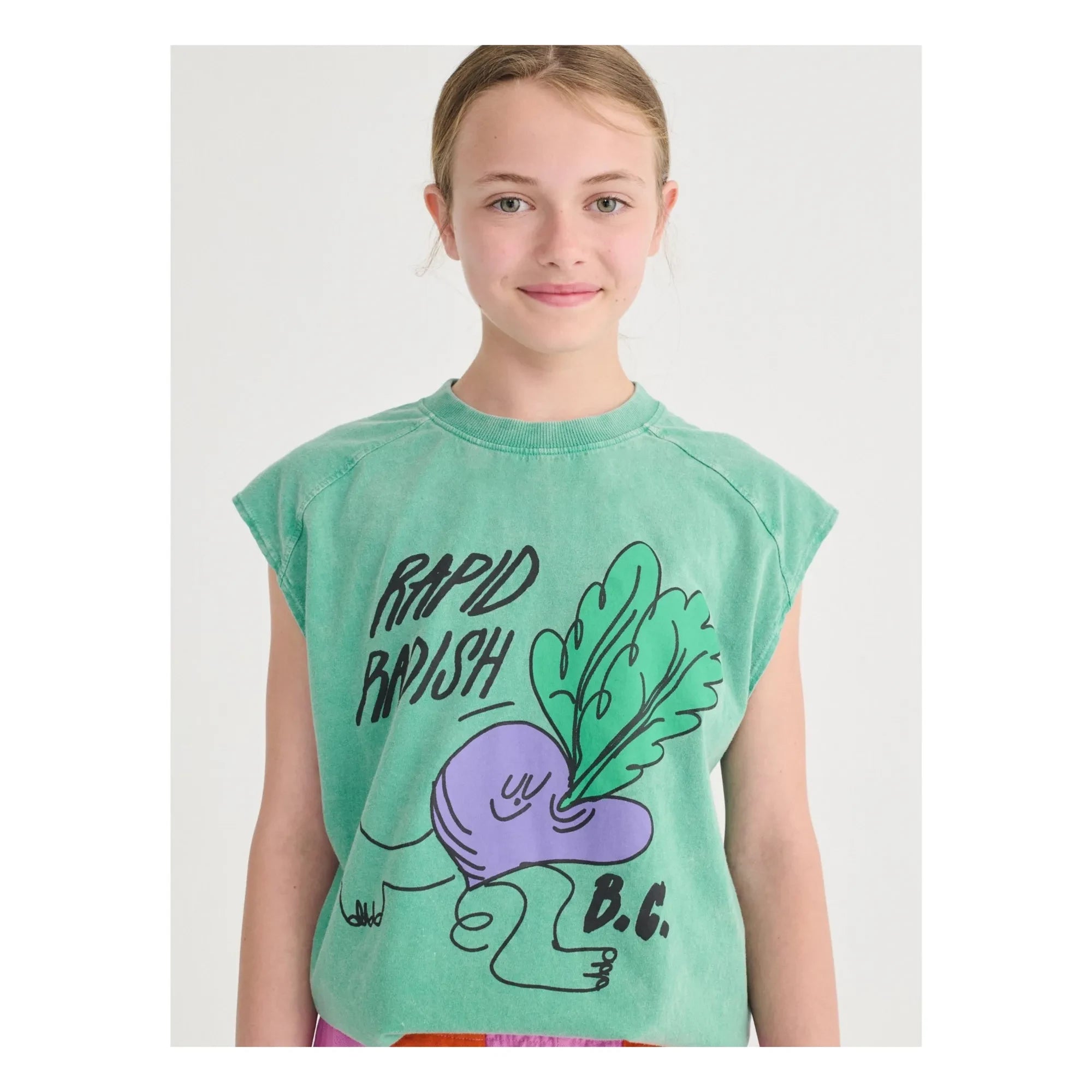 Bobo Choses - Rapid Radish Tanktop Bio-Baumwolle | Grün