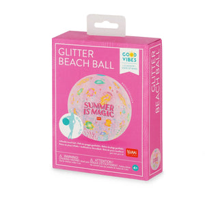 Legami - Summer is Sihir aufblasbarer Strandball - Glitzer Strandball