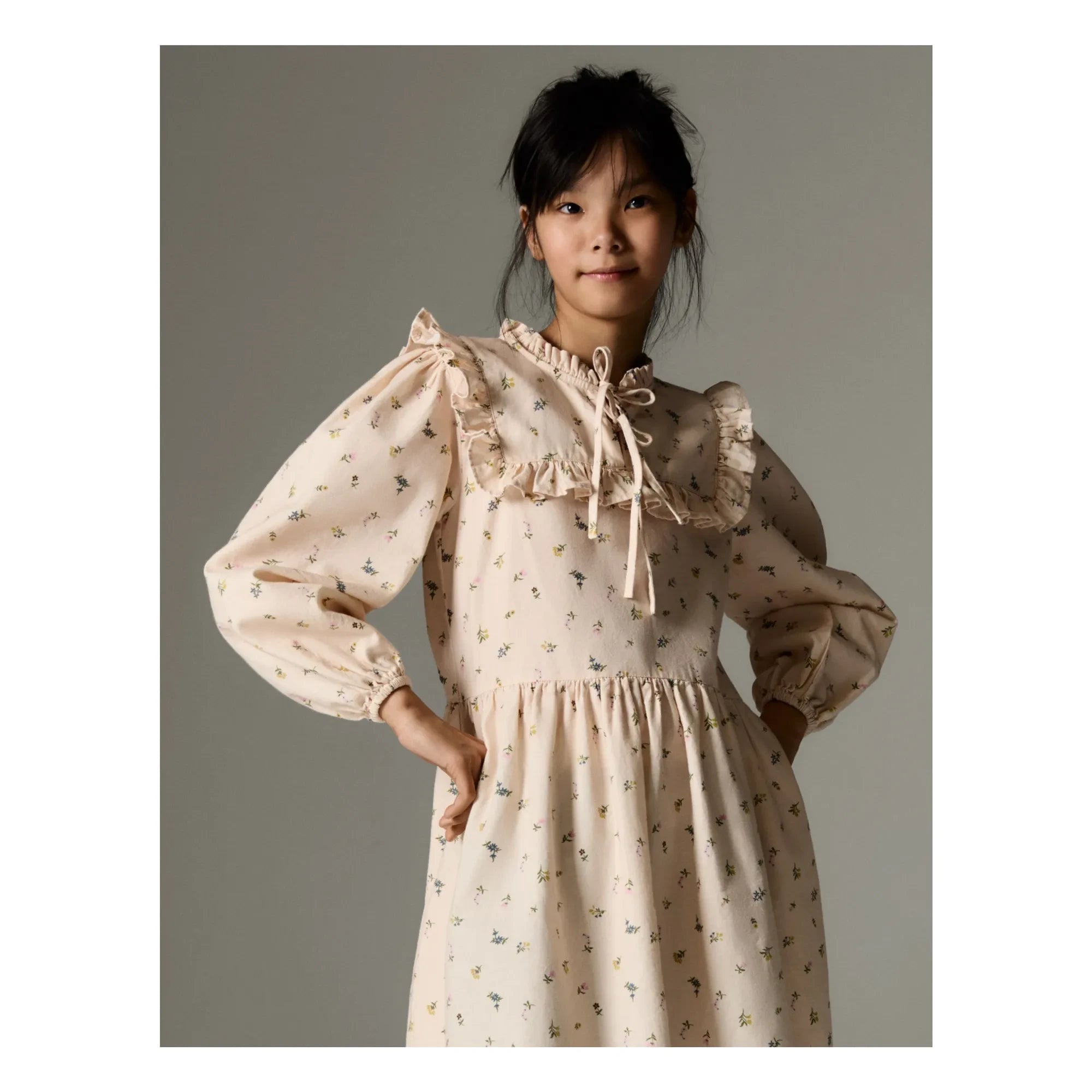 the new society - Camellia Kleid | Creme