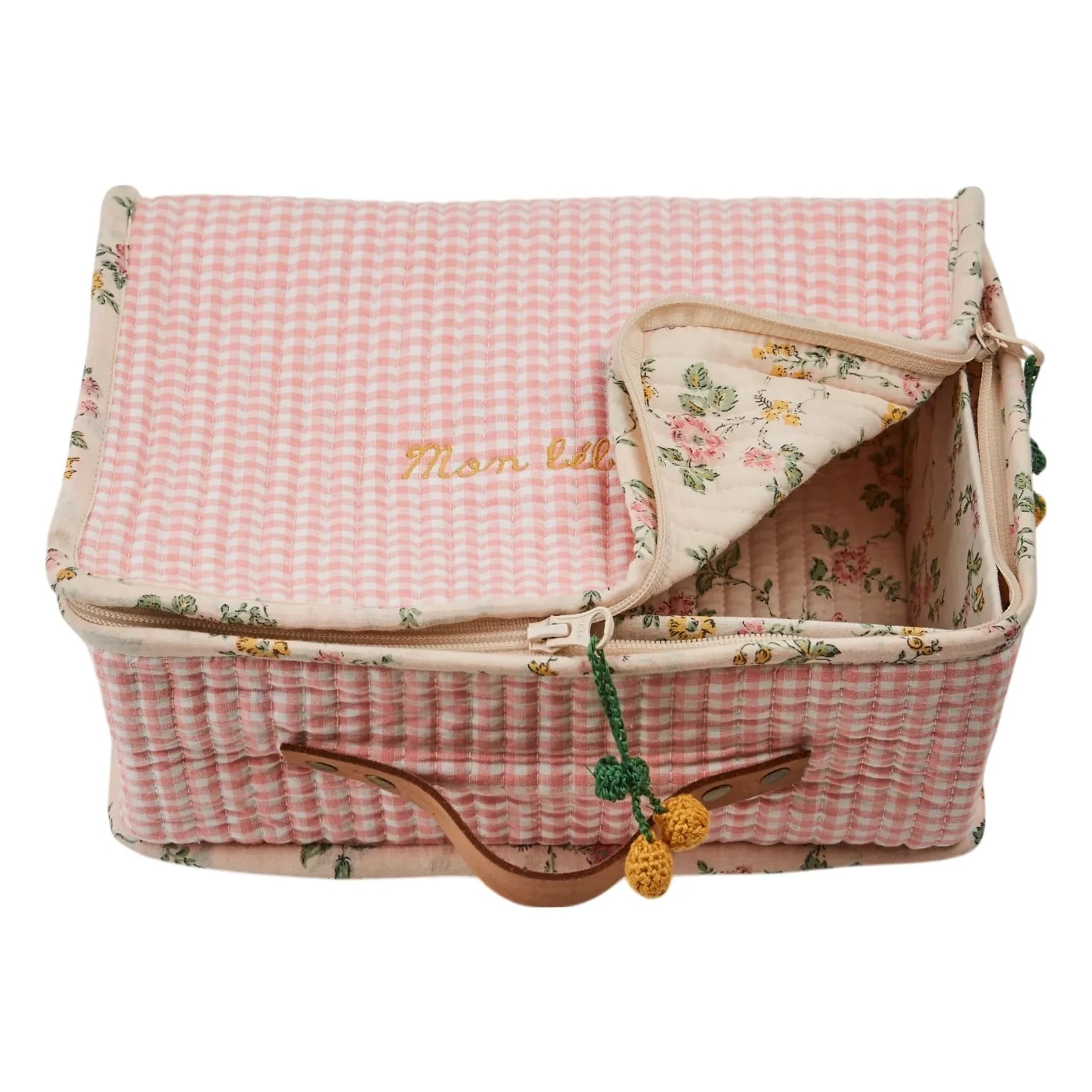 Emile et Ida - Aufbewahrungsbox Kleiner Vichy | Rosa