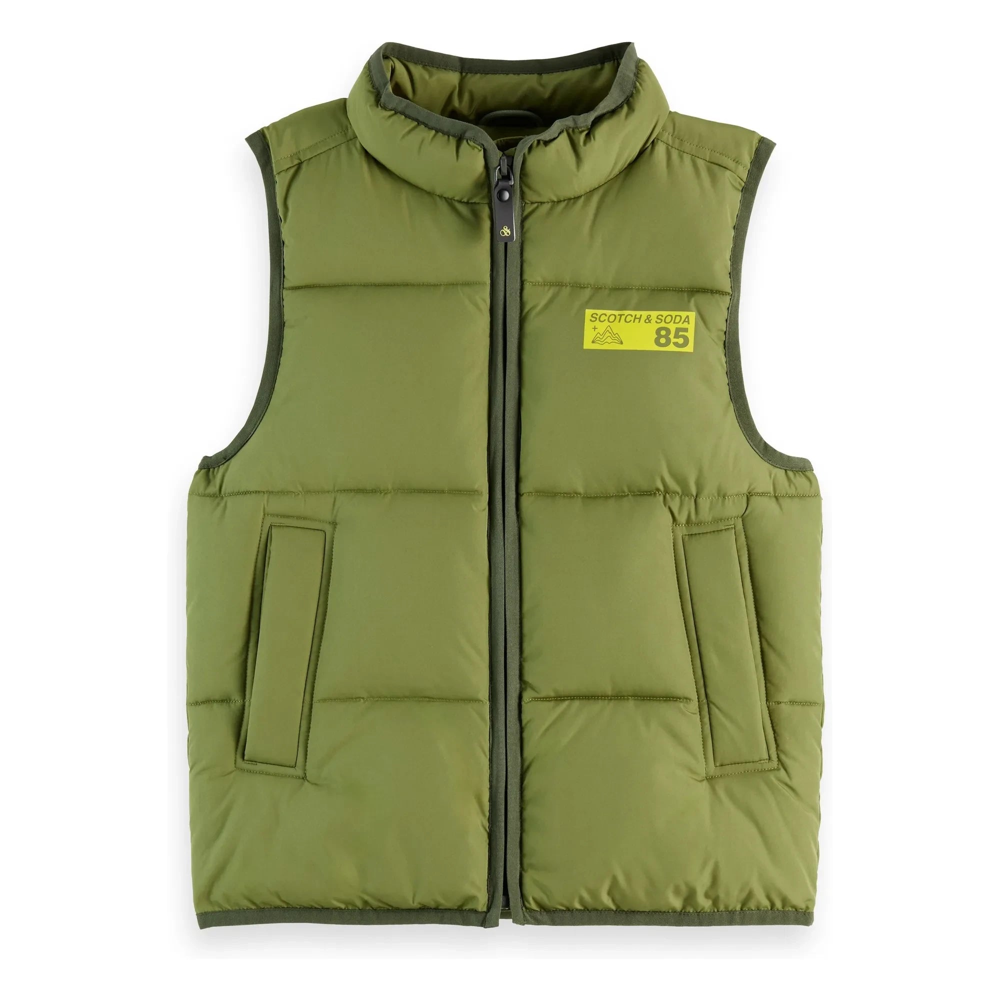 Scotch & Soda – Ärmellose Steppweste | Grün