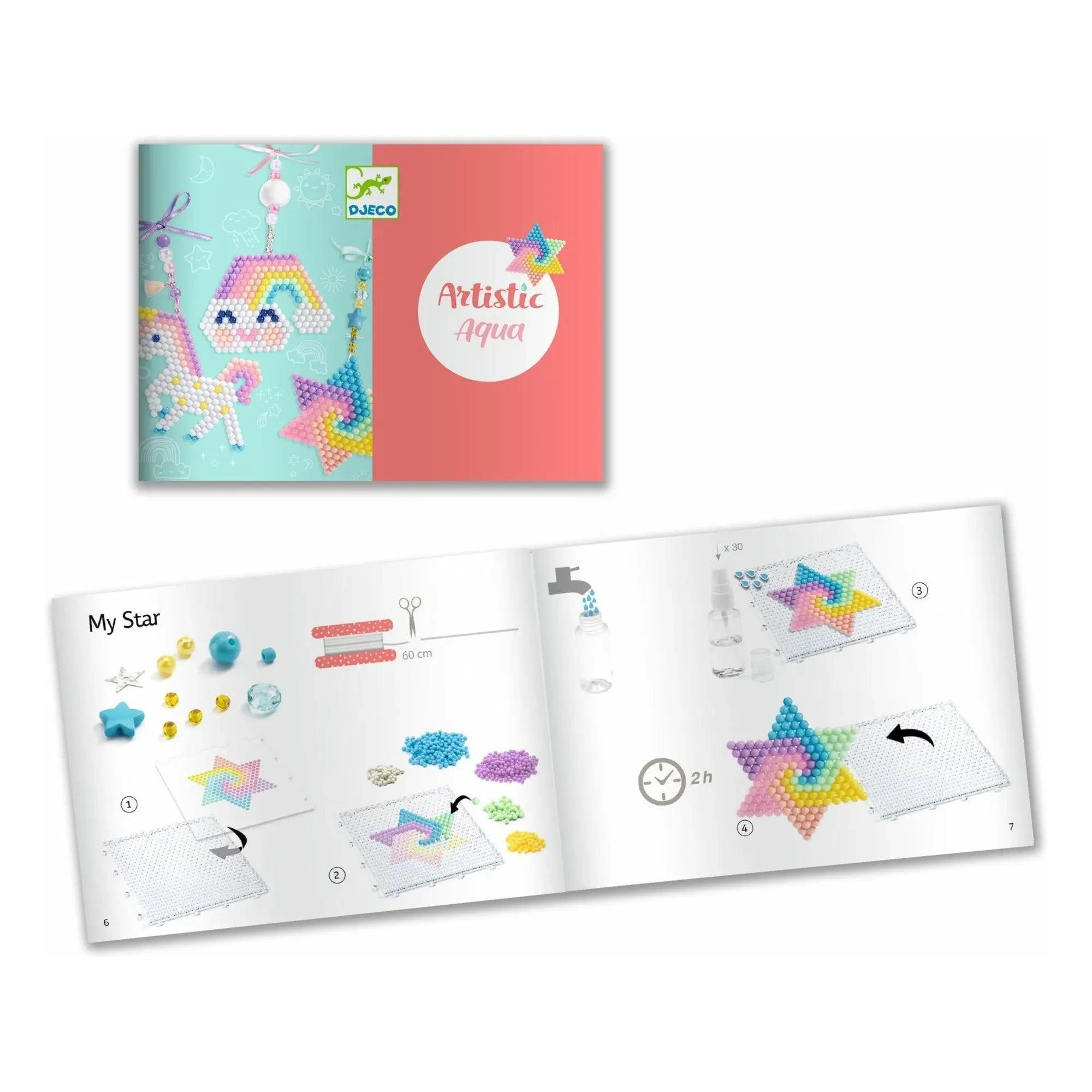 Djeco - Regenbogen-Wassertattoo