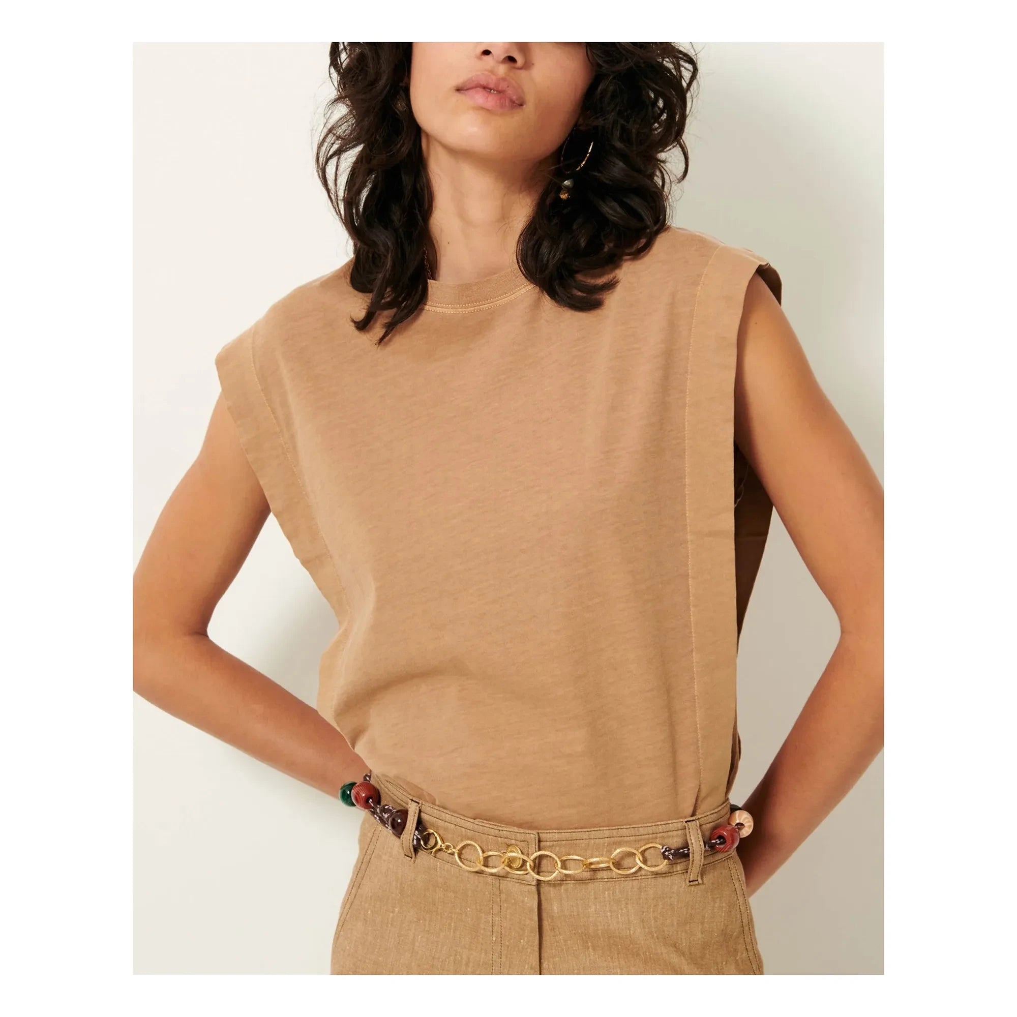 Sessùn - T-Shirt Orlando | Camel