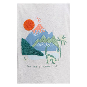 Tartine et Chocolat - Chiné Volkan T-Shirt | Grau