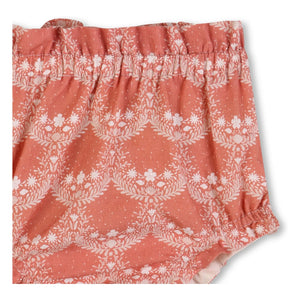 Chloé - Bio-Baumwoll-Oberteil und Bloomer-Set | Pfirsich