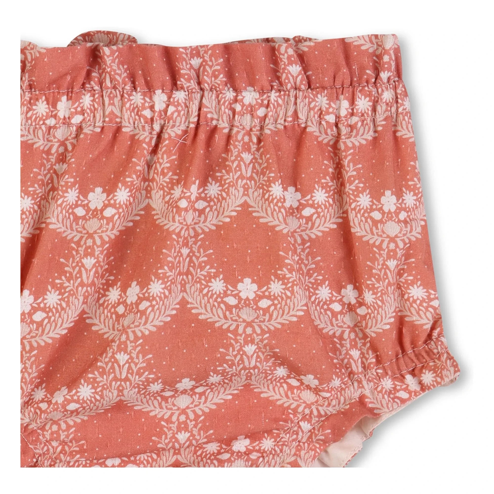 Chloé - Bio-Baumwoll-Oberteil und Bloomer-Set | Pfirsich