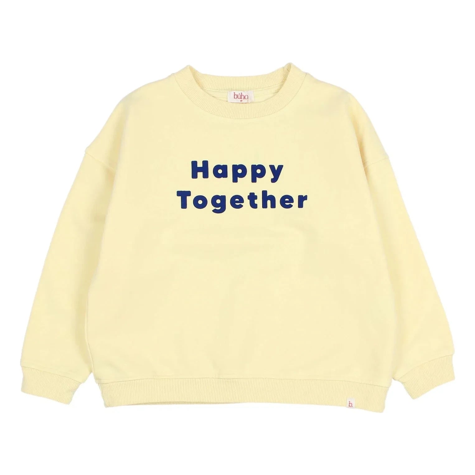 Búho - Happy Together Bio-Baumwoll-Sweatshirt | Gelb