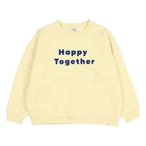 Búho - Happy Together Bio-Baumwoll-Sweatshirt | Gelb